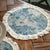 Jacquard Floral Placemat with Cotton Tassel Fringe Table Mat lifestyle scene