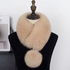 Neck Warmer Faux Fur Collar Scarf Magnetic Closure lifestyle scene