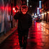 LED Skull Mask Light Up Halloween Face Mask lifestyle scene