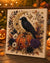 Halloween Pearl Art DIY Kit 5D Bead Craft Set Raven Dark Forest color