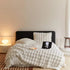 Throw Warm Blankets Faux Fur Plush Reversible in use