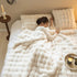 Throw Warm Blankets Faux Fur Plush Reversible lifestyle scene