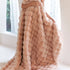 Throw Warm Blankets Faux Fur Plush Reversible Apricot color