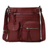 Black Shoulder Bag – Stylish & Functional – Multi-Pocket Design for Women 12