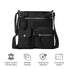 Black Shoulder Bag – Stylish & Functional – Multi-Pocket Design for Women 4