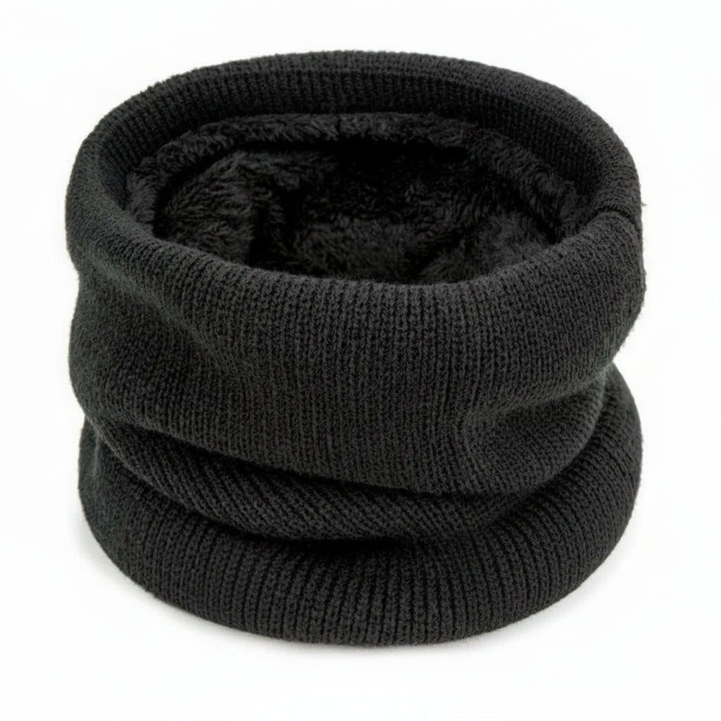 Neck Warmer Fleece Lined Knit Gaiter Windproof for Winter lifestyle scene