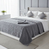 Warm fleece blankets double layer cable knit lifestyle scene