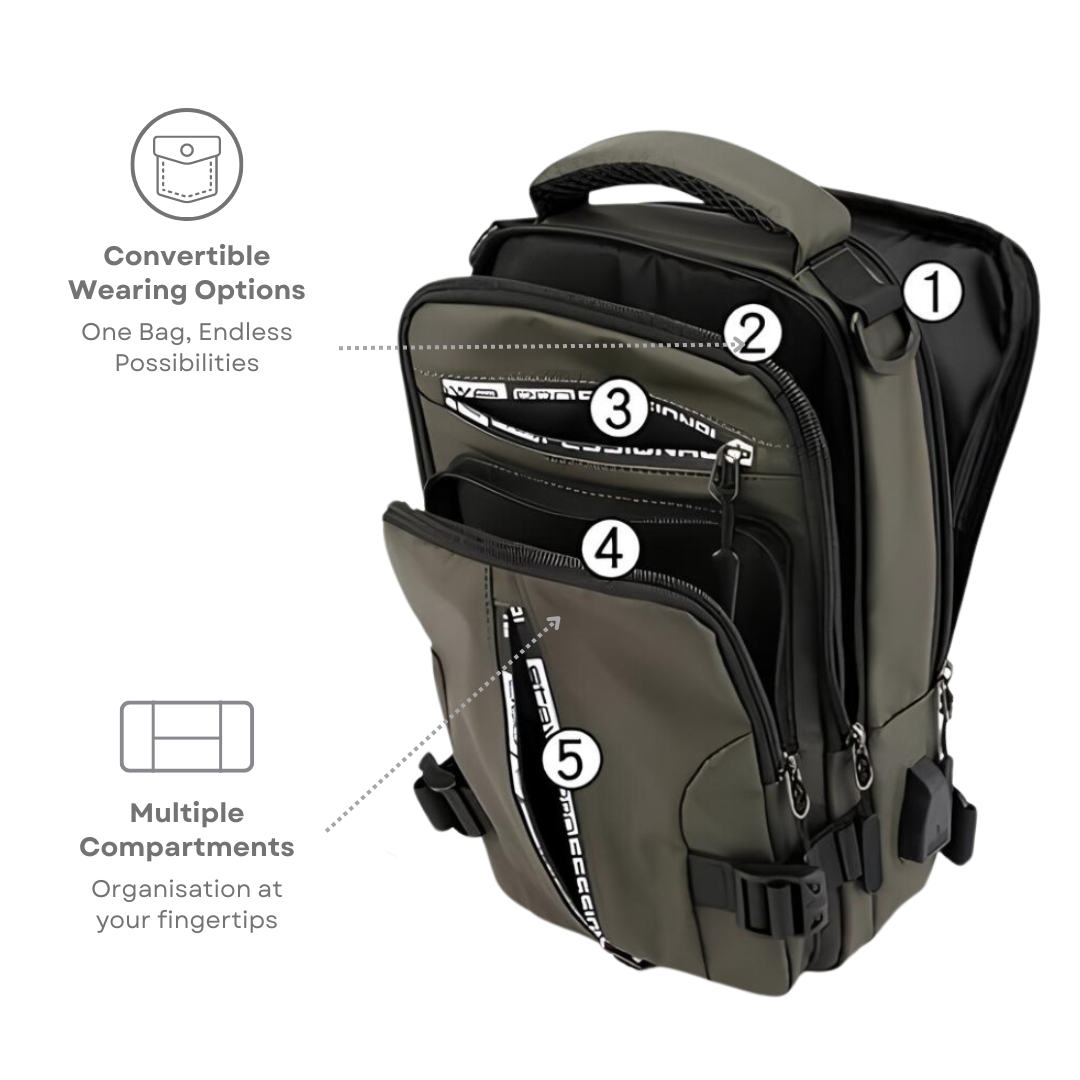 Crossbody Bag – Stylish Leather Design – Lightweight & Water-Resistant for Travel 2