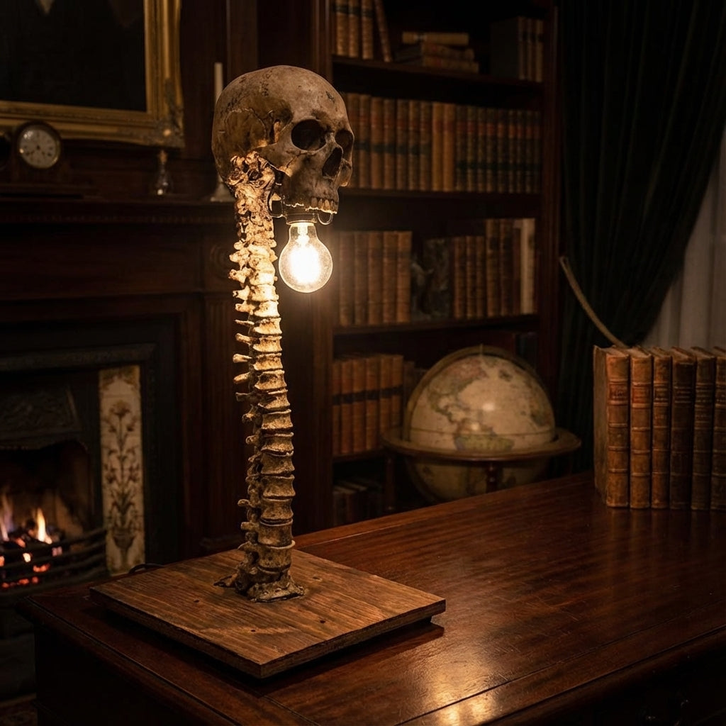 Decorative Skeleton Table Lamp – Nightspine Default Title