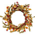 Fall Decoration for Porch Wreath Wildflower and Heather lifestyle scene