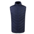 Unisex Heated Vest USB Multi Zone Heating Lightweight Navy Blue color