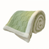 Warm Blankets Reversible Sherpa Fleece Throw Fruit Green color