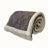 Warm Blankets Reversible Sherpa Fleece Throw Dark Gray color