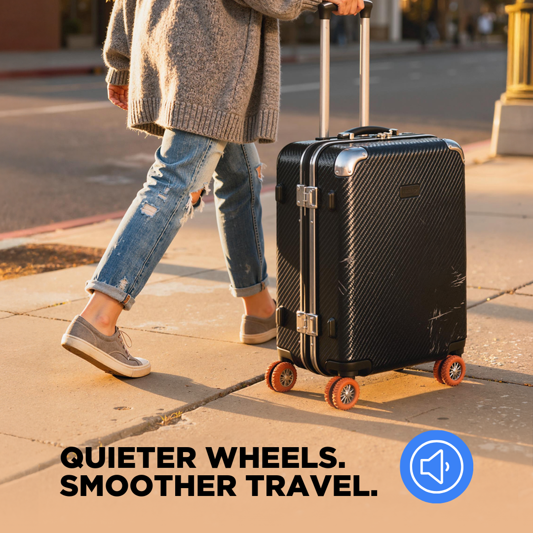 Luggage Wheel Protectors – Durable & Shock-Absorbing – Easy Snap-On for Double-Spinner Wheels 3