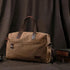 Men's Canvas Duffle Bag with Multiple Compartments and Adjustable Strap 11