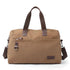 Men's Canvas Duffle Bag with Multiple Compartments and Adjustable Strap 14