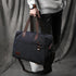 Men's Canvas Duffle Bag with Multiple Compartments and Adjustable Strap 5