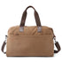 Men's Canvas Duffle Bag with Multiple Compartments and Adjustable Strap 8