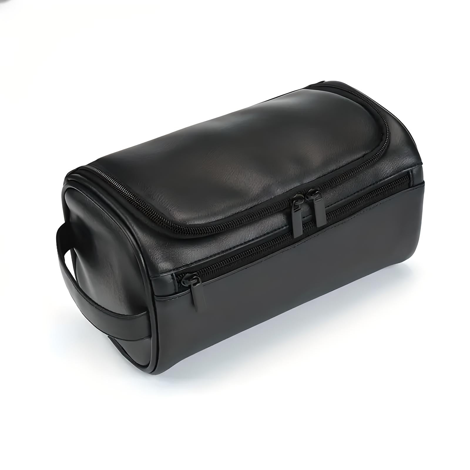 Men's Compact Travel Toiletry Bag with Water-Resistant Exterior 3