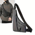Men's Water-Resistant Crossbody Sling Bag with Anti-Theft Zippers 9
