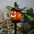 Outdoor Halloween Pumpkin Solar Pathway Light Garden Stake lifestyle scene
