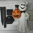 Outdoor Halloween Pumpkin Solar Pathway Light Garden Stake size and fit