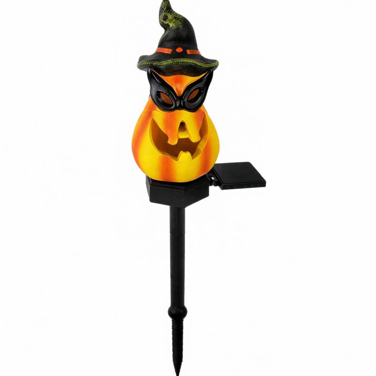 Outdoor Halloween Pumpkin Solar Pathway Light Garden Stake studio packshot