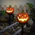 Outdoor Halloween Pumpkin Solar Pathway Light Garden Stake Large Pumpkin color