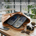 Passport Wallet – RFID Blocking & Water-Resistant – Holds 4+ Passports and Travel Essentials 3