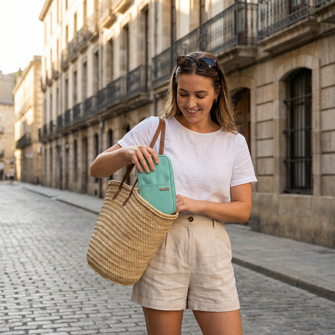 Passport Wallet – RFID Blocking & Water-Resistant – Holds 4+ Passports and Travel Essentials 4