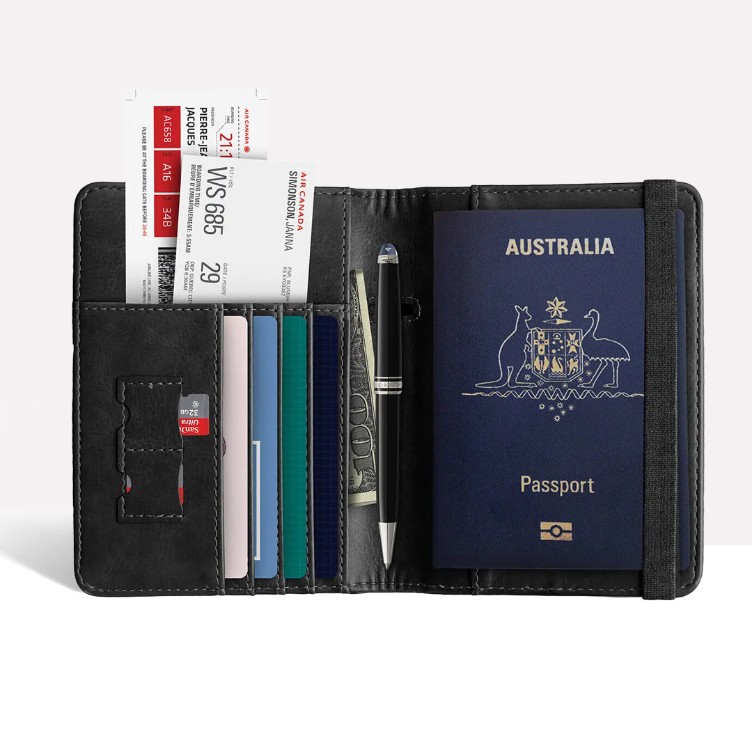 Passport Wallet – RFID Blocking & Water-Resistant – Organized Travel for Australian Passports 12