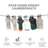 Portable Clothesline – Compact & Adjustable – Ideal for Travel with 12 Clothespins 3