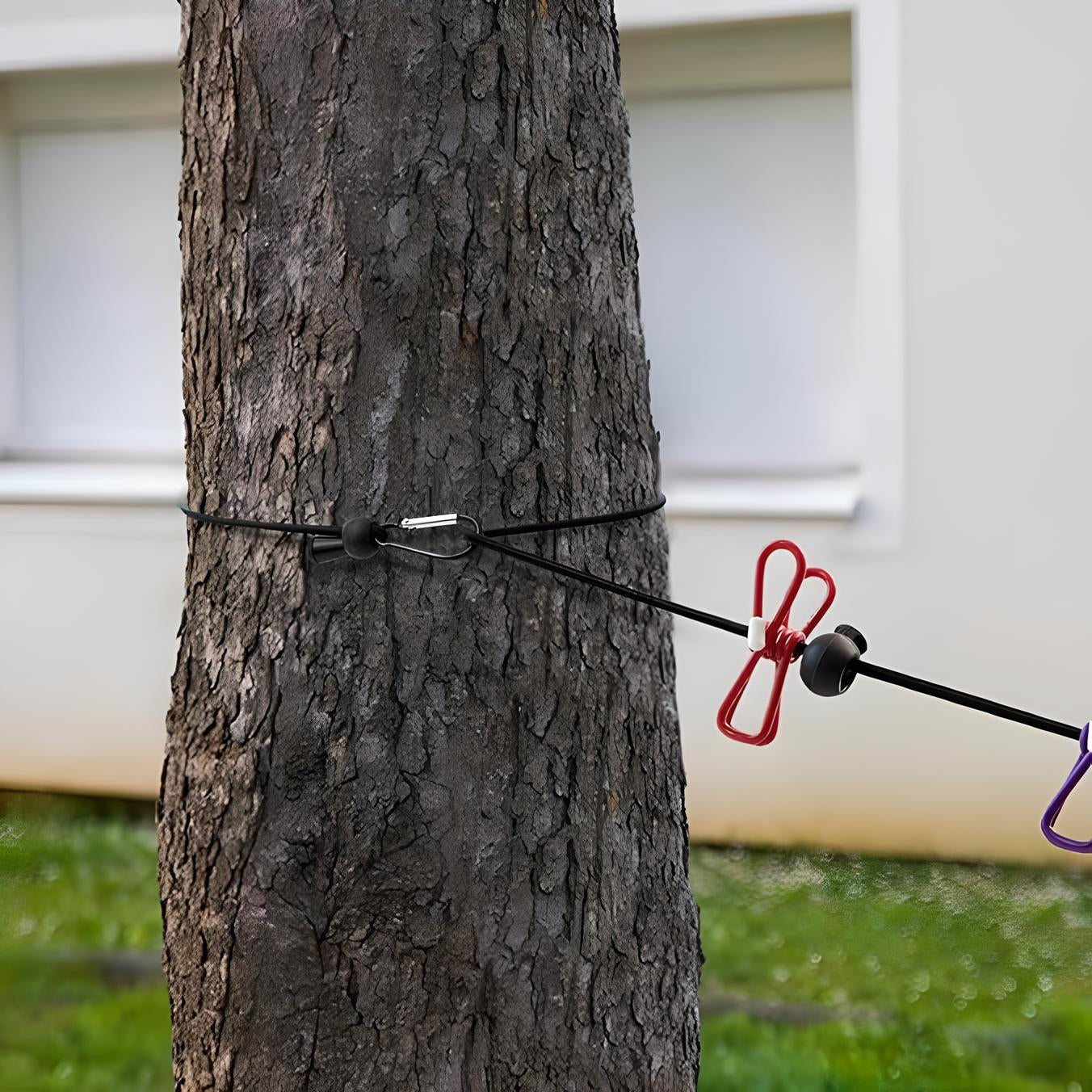 Portable Clothesline – Compact & Adjustable – Ideal for Travel with 12 Clothespins 8