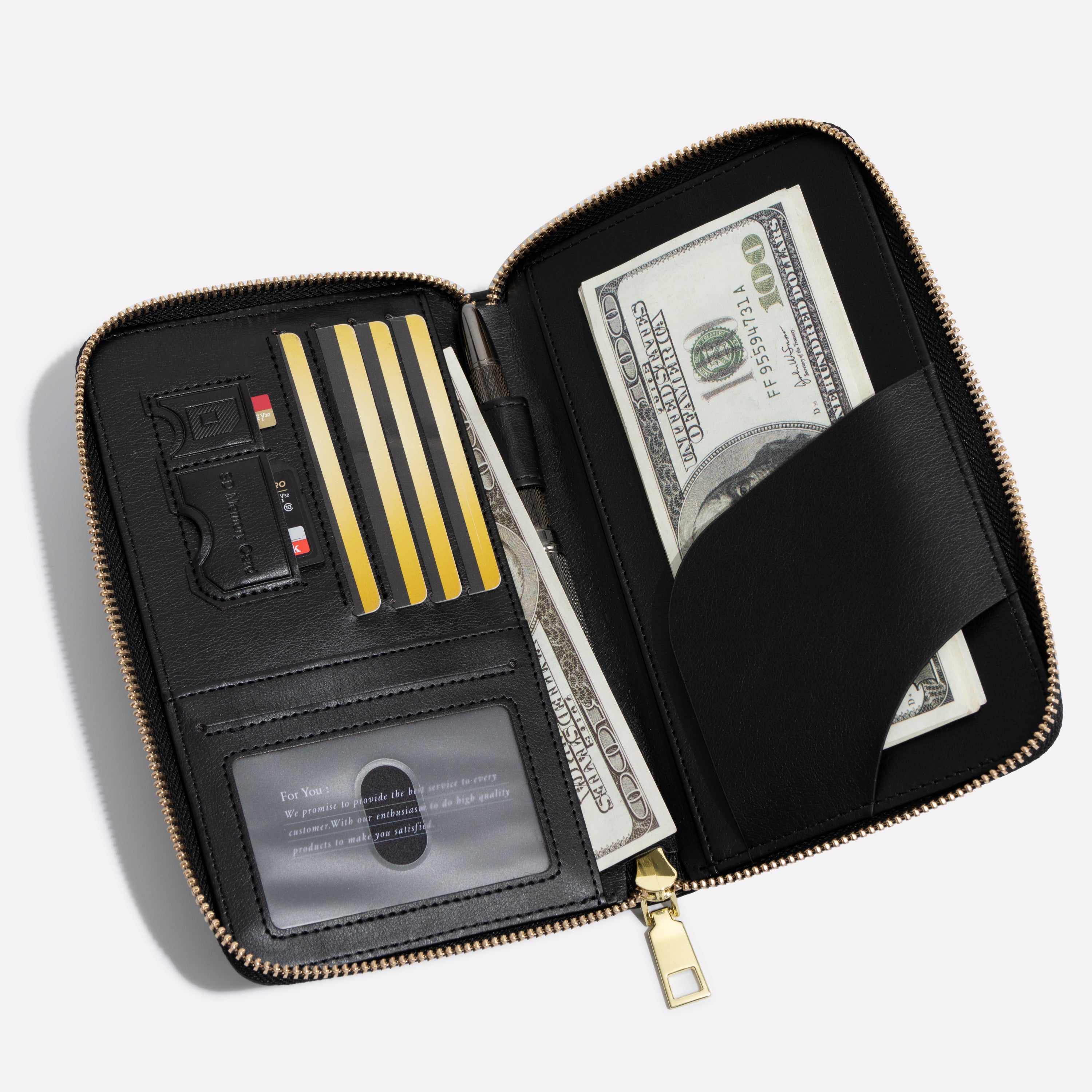 RFID Passport Holder – Secure & Organized – Water-Resistant Travel Document Case 1