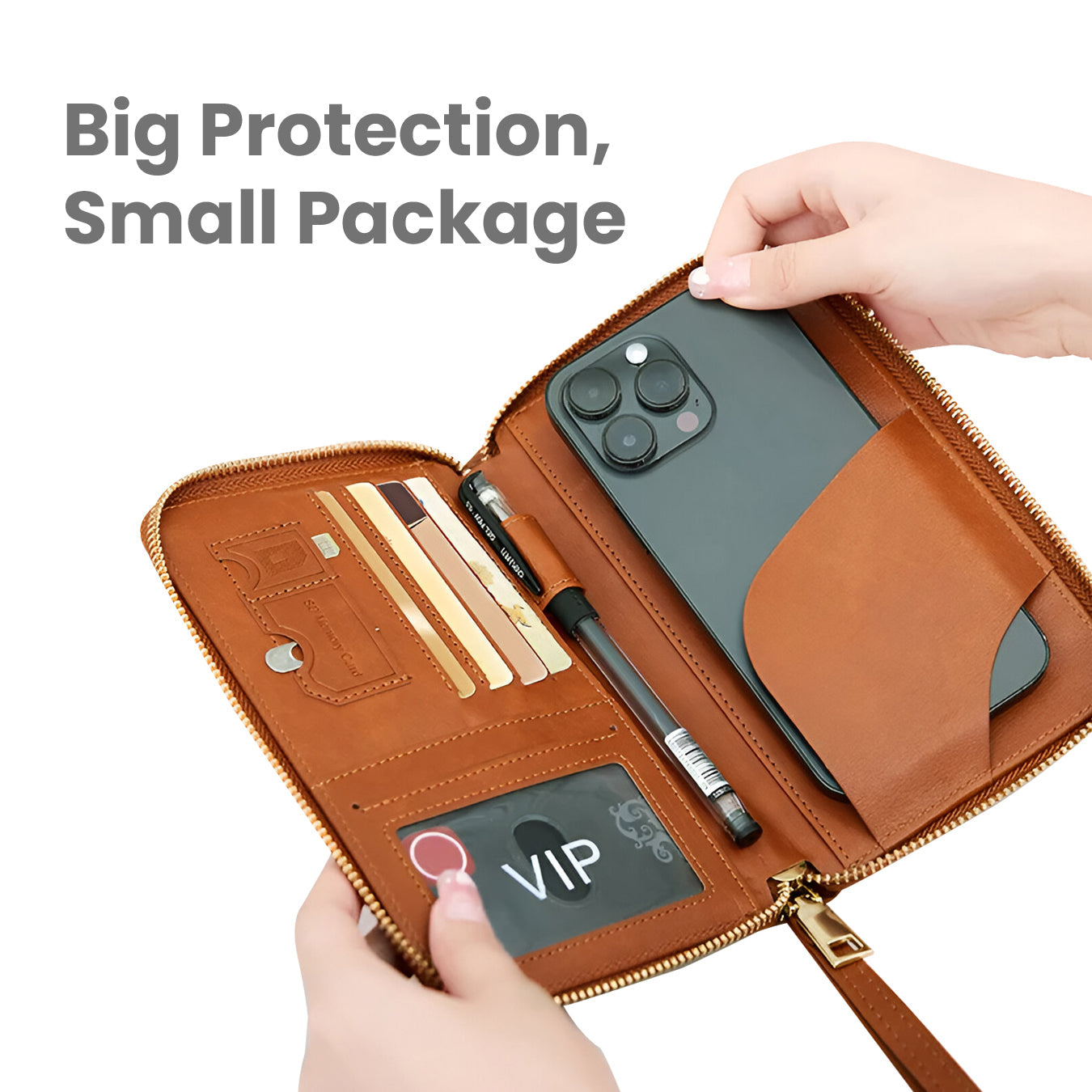 RFID Passport Holder – Secure & Organized – Water-Resistant Travel Document Case 3