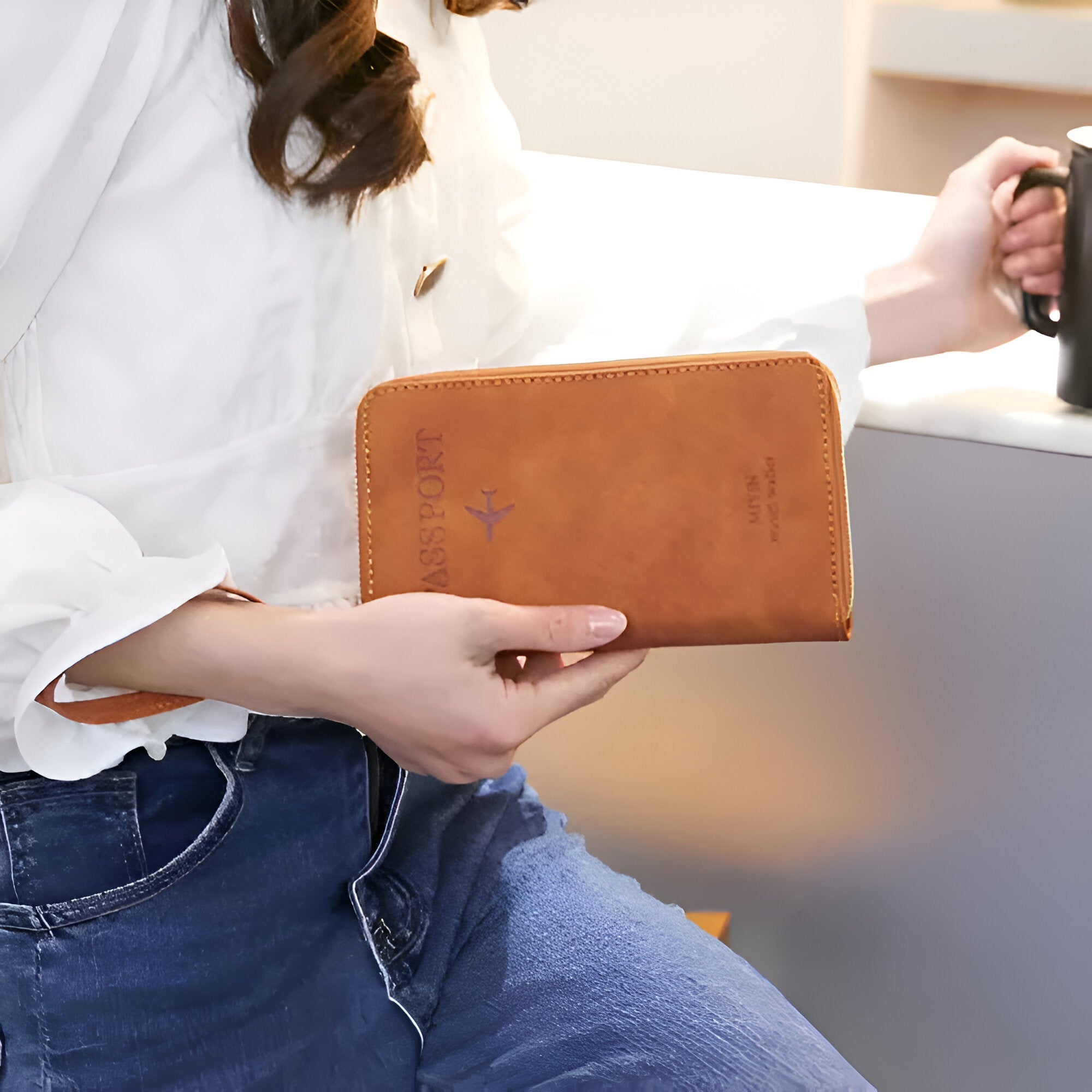 RFID Passport Holder – Secure & Organized – Water-Resistant Travel Document Case 5