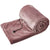 Electric Heated Blanket USB Soft Flannel Throw Dusty Pink color