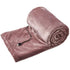Electric Heated Blanket USB Soft Flannel Throw Dusty Pink color