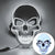 LED Skull Mask Light Up Halloween Face Mask White color
