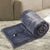 Electric Heated Blanket USB Soft Flannel Throw Grey color