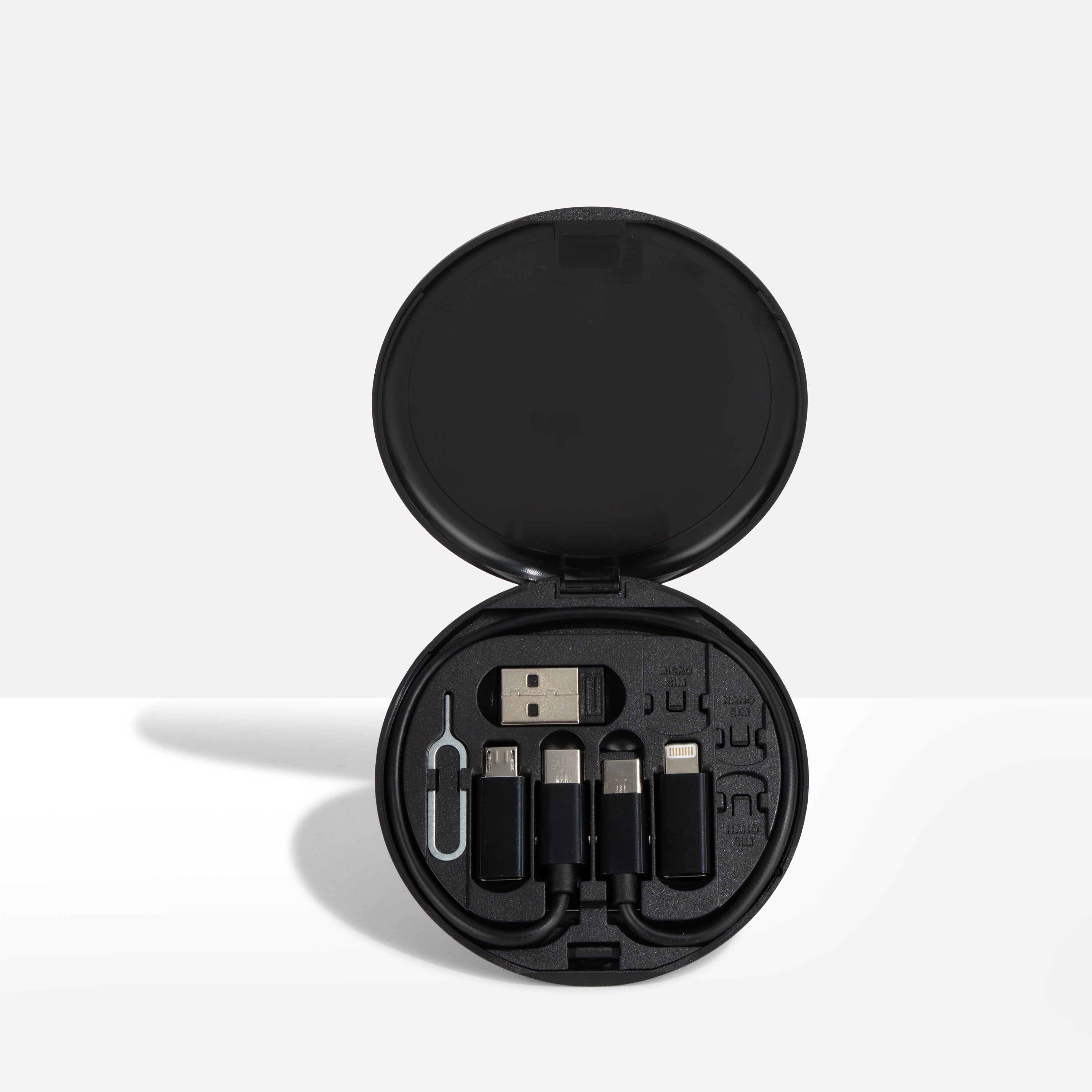 Travel Charger – 9-in-1 Compact Charging Solution – Includes SIM Card Ejector & Phone Stand 0