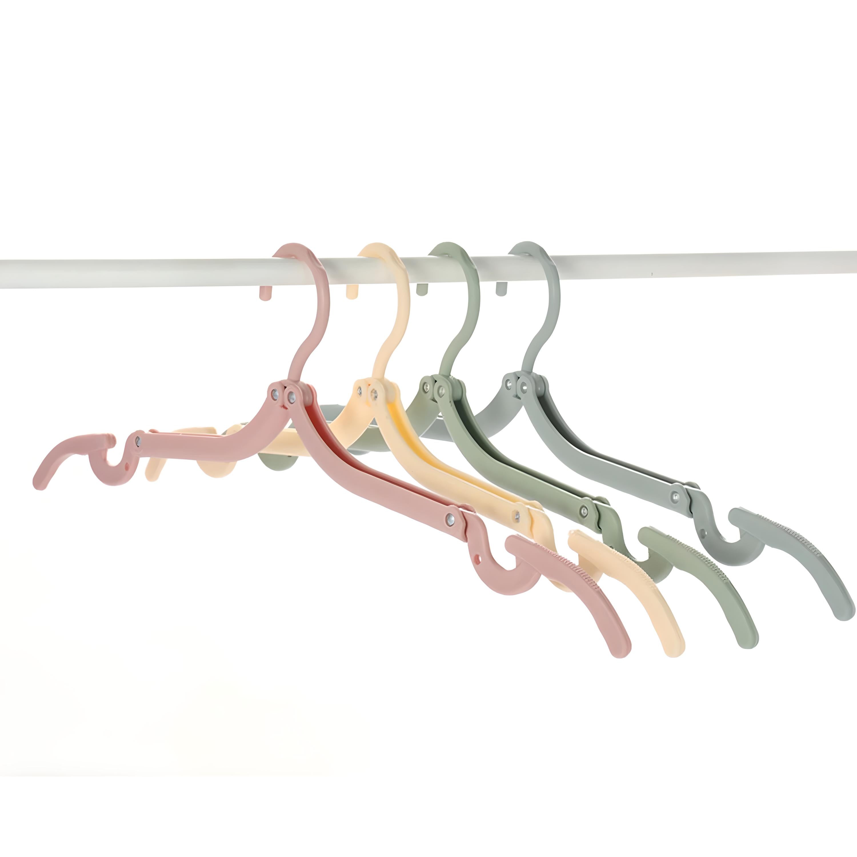 Travel Clothes Hangers – Compact & Foldable – 10-Piece Set for Space-Saving Organization 4