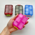 Unisex 10-Compartment Medicine Organizer with Labeled Pockets 10