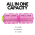Unisex 10-Compartment Medicine Organizer with Labeled Pockets 13