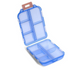 Unisex 10-Compartment Medicine Organizer with Labeled Pockets 14