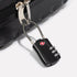 Unisex 3-Digit TSA Combination Luggage Lock Set - 2 Pack with Steel Cable 2