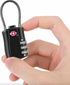 Unisex 3-Digit TSA Combination Luggage Lock Set - 2 Pack with Steel Cable 5
