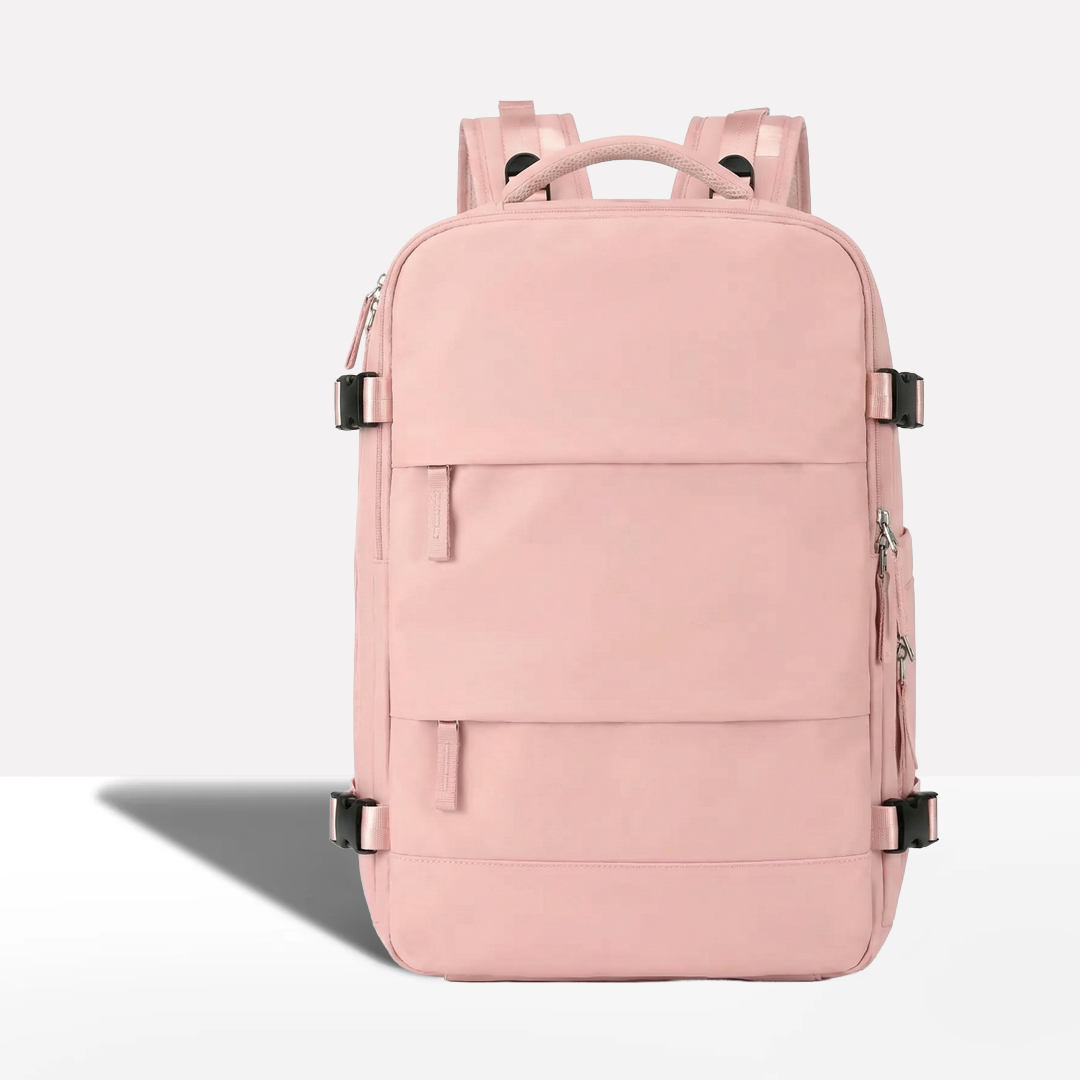 Unisex 35L Expandable Travel Backpack with Laptop Compartment and Multiple Pockets 10