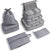 Unisex 8-Piece Packing Cube Set with Water-Resistant Exterior and Mesh Panels 12