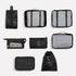 Unisex 8-Piece Packing Cube Set with Water-Resistant Exterior and Mesh Panels 2